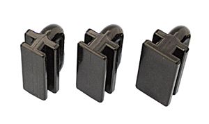 Zwischenrutscher schwarz       2er SB-Pack
