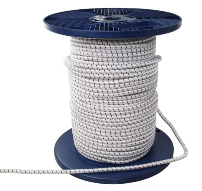 Gummileine "ALSTER"  5 mm WEISS 250m, AL051-250