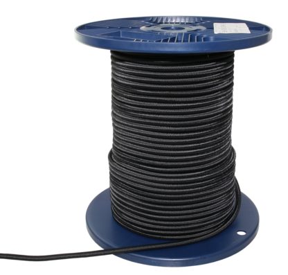 Gummileine "ALSTER"  4 mm SCHWARZ 250m, AL049-250