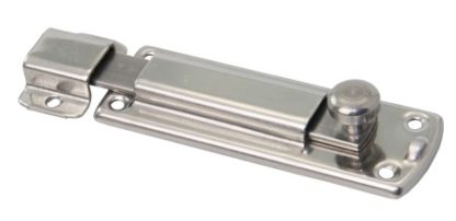 Edelstahl Decoriegel mit Schlaufe 100mm, AV10222080
