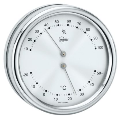 BARIGO Typ Orion Thermo-/Hygrom. poliert SkaØ100mm, BR829CR