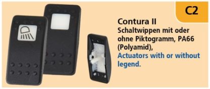 Contura II Schaltwippe Ankerlicht, CA0238