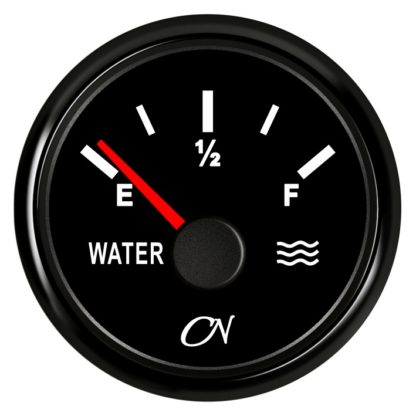 CN-Instrument Wassertank-Anzeige  schwarz/schwarz, CN02S