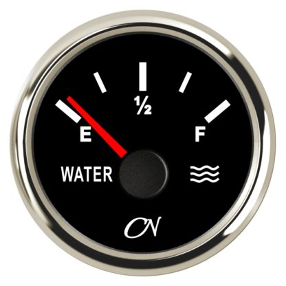 CN-Instrument Wassertank-Anzeige  schwarz/chrom, CN02SC