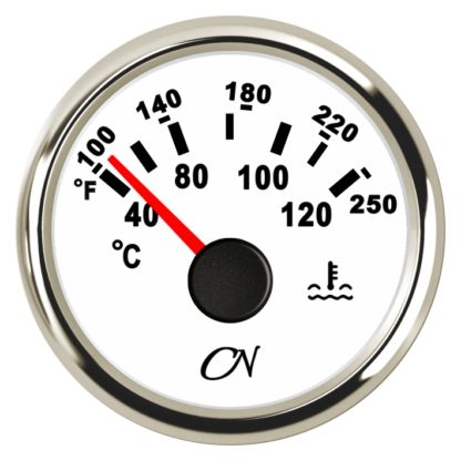 CN-Instrument Kühlwasser-Temp.40-120°C weiß/chrom, CN04W