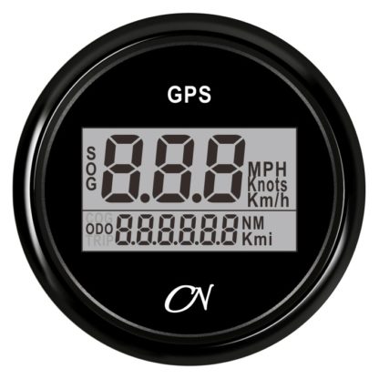 CN-Instrument GPS-Tacho Digital   schwarz/schwarz, CN08S