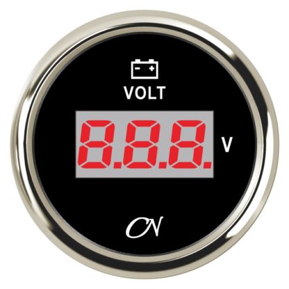 CN-Instrument Voltmeter DIGITAL   schwarz/chrom, CN10SC