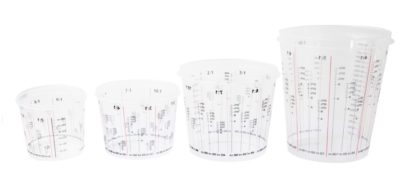 200x Mischbecher 1100ml (1400ml Fassungsvermögen), DN4401400