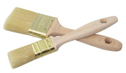 Flachpinsel 9.Stärke  30mm breit mit Holzstiel, DN46140