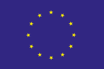 Flagge  20 x  30 cm  EUROPÄISCHE UNION    SB-Pack, DVEUR20SB