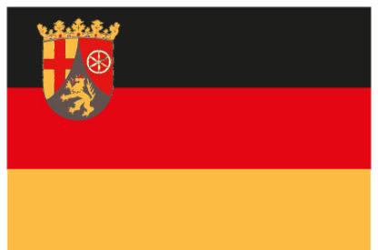 Flagge  20 x  30 cm  RHEINLAND-PFALZ, DVRP20