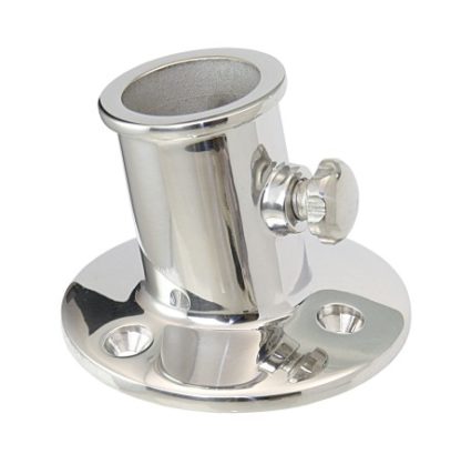 Flaggenstockhalter m. Schraube für 32mm Edelstahl, EK86618