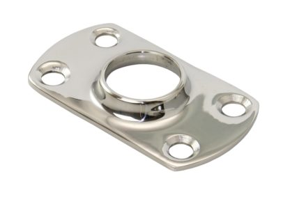 Relinganschweißfuß rechteckig AISI316 90° für 25mm, EK97125