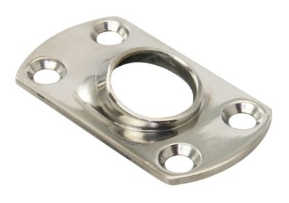 Relinganschweißfuß rechteckig AISI316 60° für 25mm, EK97225