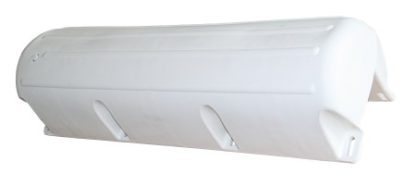 BUMPER Stegfender 885x270x270mm weiß  Spezialkante, ESBUMP2