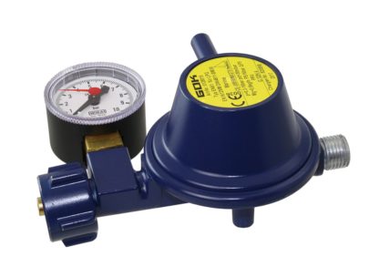 Druckregler 30mbar 0.8kg/h gerader Abg. Manometer, GF0128015