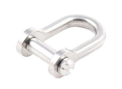 Edelstahlschäkel mit Schlitzbolzen 11mm breit HA540SS