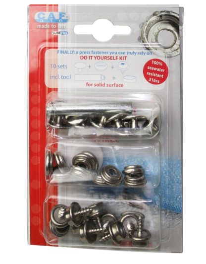 Do-it-yourself kit Edelstahl-Druckkn.mit Schrauben, HQ250001-10