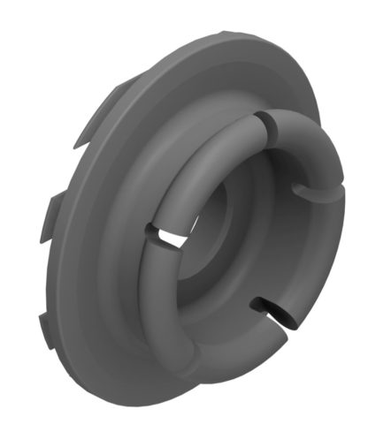 Very Low Profile Serie Zapfen grau 5Kg VP=100 St., NZVLM3-100