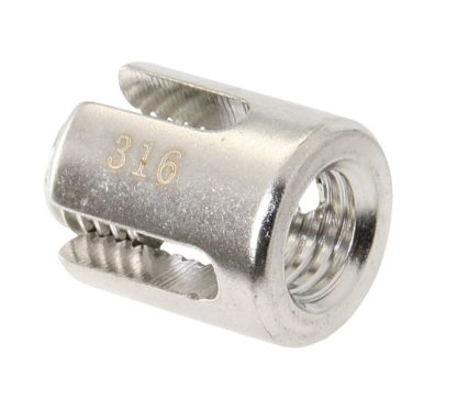 Seilkreuzklemme Edelst.4+5mm offener Boden M12, PHA610005C
