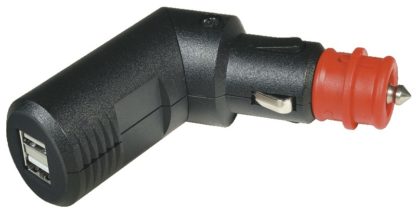 USB Doppelladestecker winkelbar 5V 2x2.5A, QG02441-SB