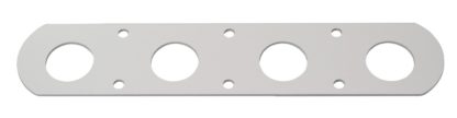 RUTGERSON Schothorn-Brett 220x45x2mm silber elox., RS119004