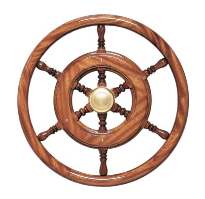 V93  Steuerrad traditionell Mahagoni 460mmØ, UF40645B