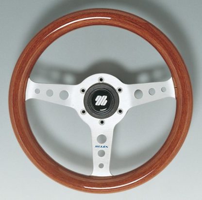 CAPRI Steuerrad Holzoptik Ø320mm Speichen silbergr, UF62465Y
