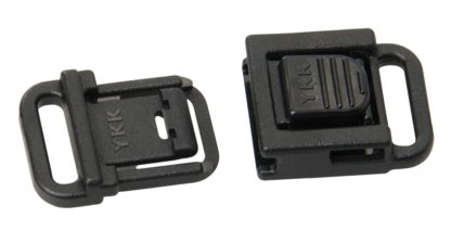 YKK Leiter-Schnalle LB10FR f.10mm Gurt schwarz, YKL10-100
