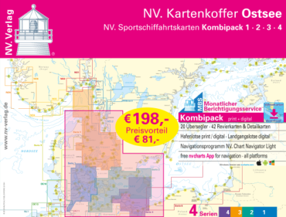 NV Seekarten Kartenkoffer Ostsee