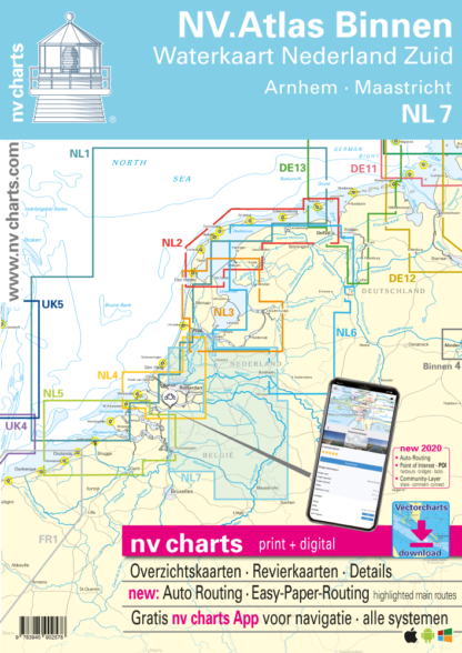 NL 7 NV Seekarten Atlas Binnen