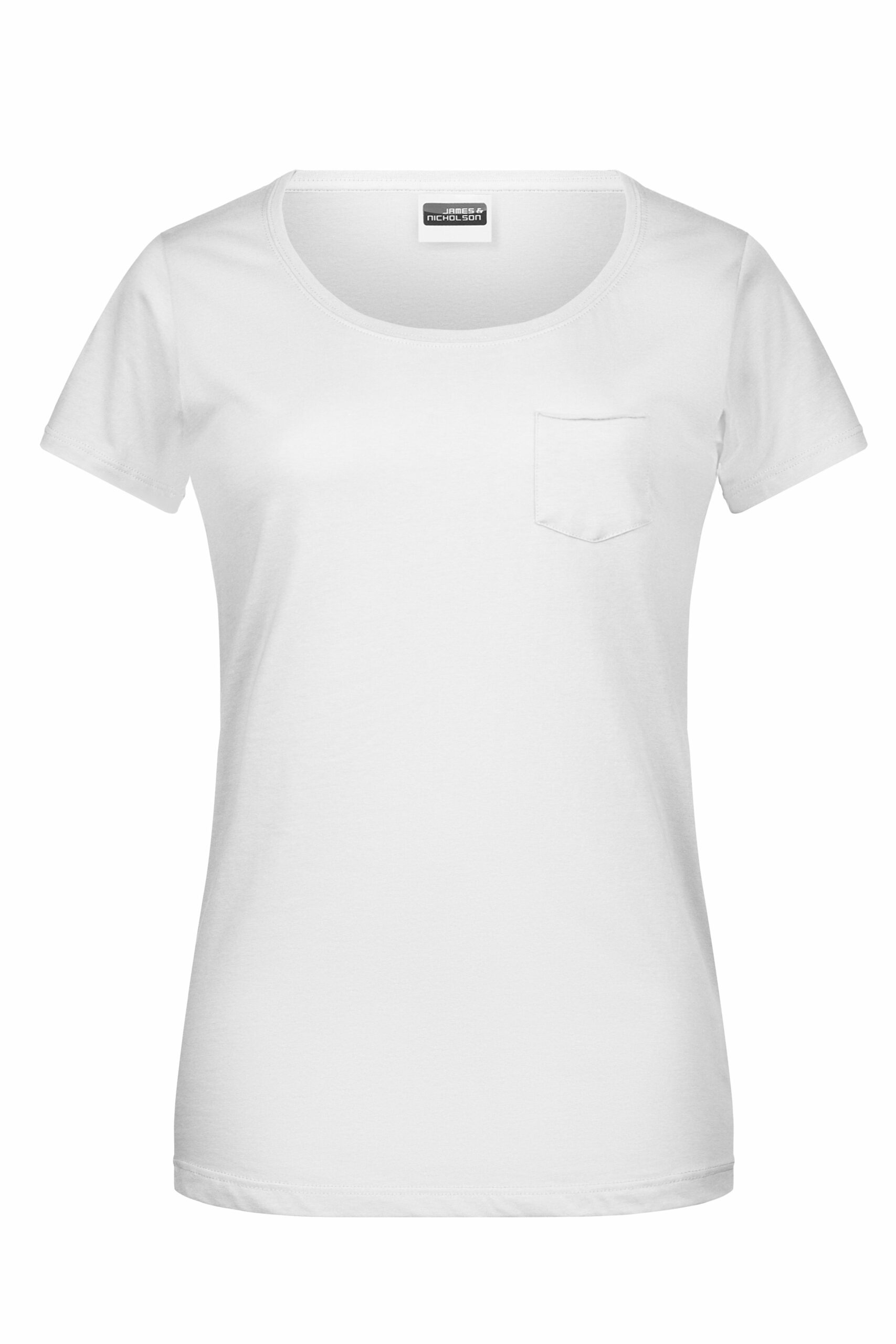 Ladies T Pocket Weiss White Yachtausrustung Bremen