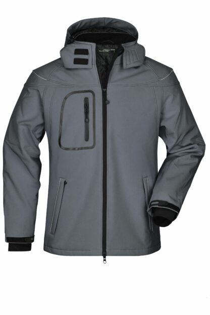 Men’s Winter Softshell Jacket - grau (carbon)