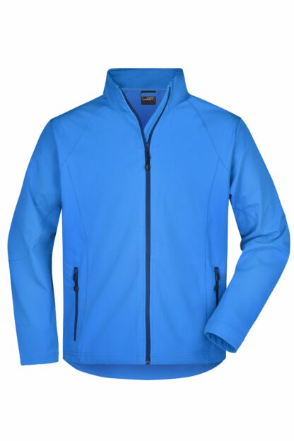 Men's Softshell Jacket - blau (azur)