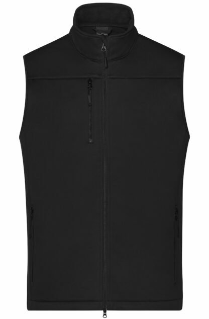 Men's Softshell Vest - schwarz (black)