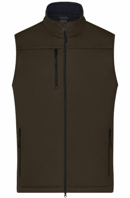 Men's Softshell Vest - braun (brown)