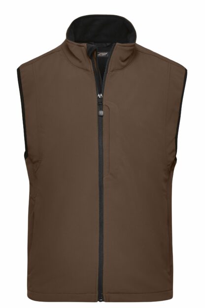 Men's Softshell Vest - braun (brown)