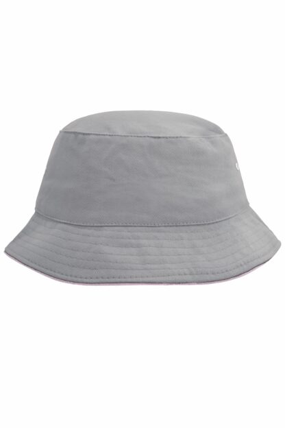 Fischerhut MB012 Fisherman Piping Hat - pink/grau (grey/light-rosa)