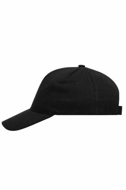 Kappe 5 Panel Cap Heavy Cotton - schwarz (black) MB092