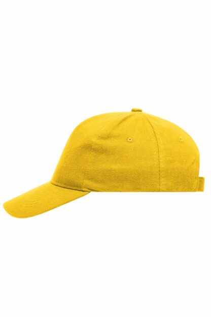Kappe 5 Panel Cap Heavy Cotton - gelb (gold-yellow) MB092