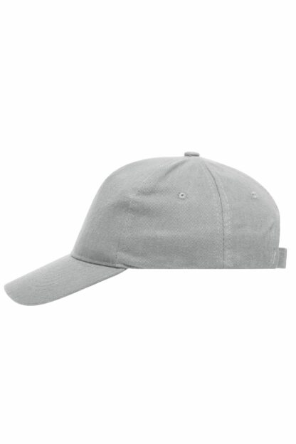 Kappe 5 Panel Cap Heavy Cotton - grau (light-grey) MB092