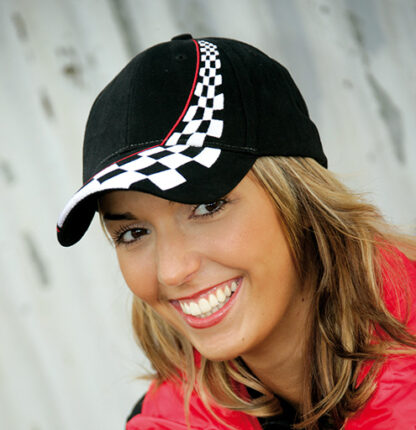 Kappe Racing Cap - schwarz (black) MB038 – Bild 2