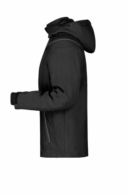 Men’s Winter Softshell Jacket - schwarz (black) – Bild 9