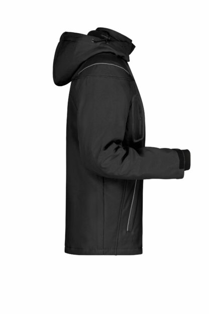 Men’s Winter Softshell Jacket - schwarz (black) – Bild 10