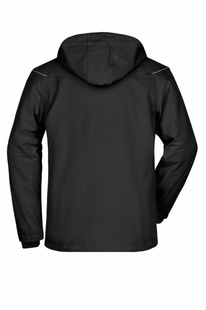 Men’s Winter Softshell Jacket - schwarz (black) – Bild 11