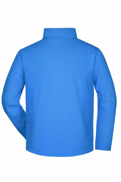 Men's Softshell Jacket - blau (azur) – Bild 7