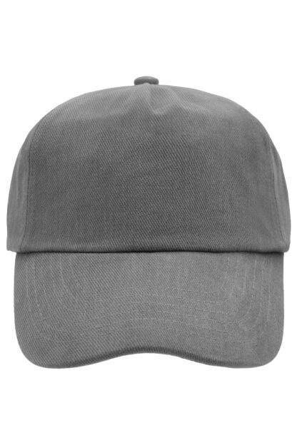 Kappe 5 Panel Cap - grau (dark-grey) MB9412 – Bild 5