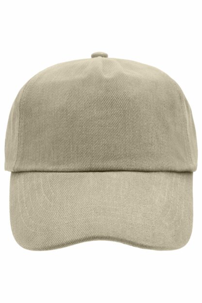 Kappe 5 Panel Cap - braun (light-khaki) MB9412 – Bild 5