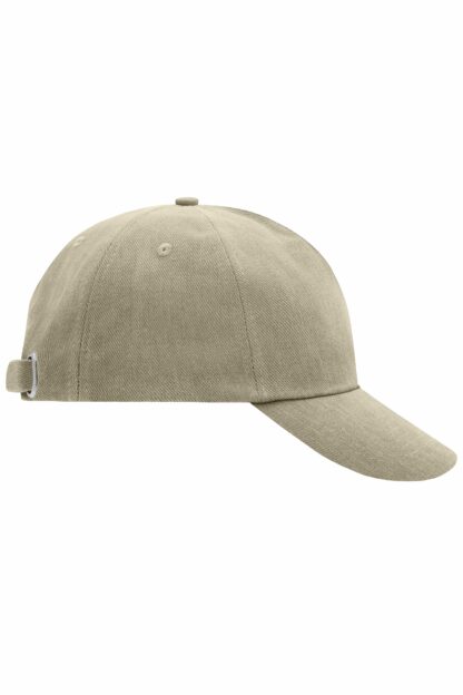 Kappe 5 Panel Cap - braun (light-khaki) MB9412 – Bild 6