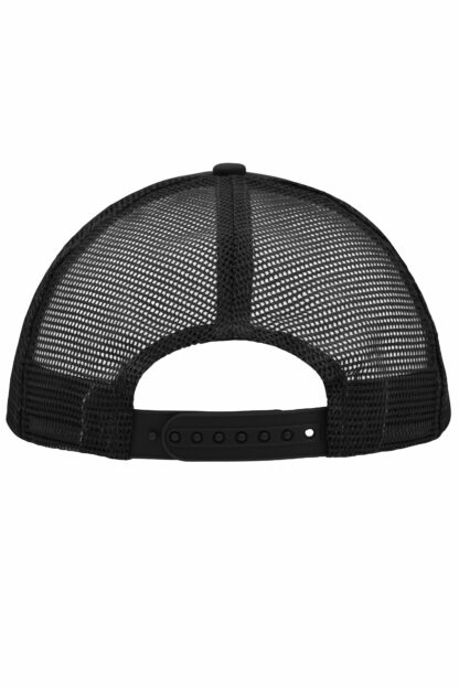 Kappe 5 Panel Polyester Mesh Cap - schwarz (black) MB070 – Bild 7
